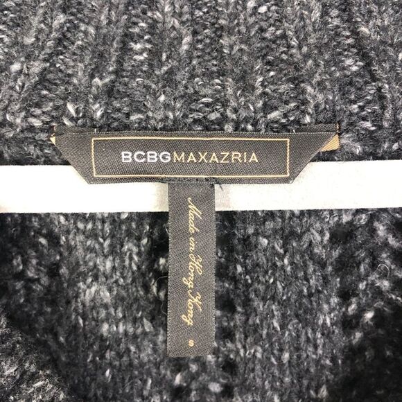 BCBGMAXAZRIA | Sweater Tunic or Dress Gray Black Heathered Women’s Size Medium - Picture 8 of 9